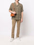 Regular slim fit trousers